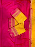Soft Lichi Silk Jacquard Work Saree image 6