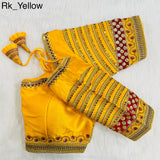 Readymade Cobra Silk Blouse Wedding Bridal Saree Blouse image 3