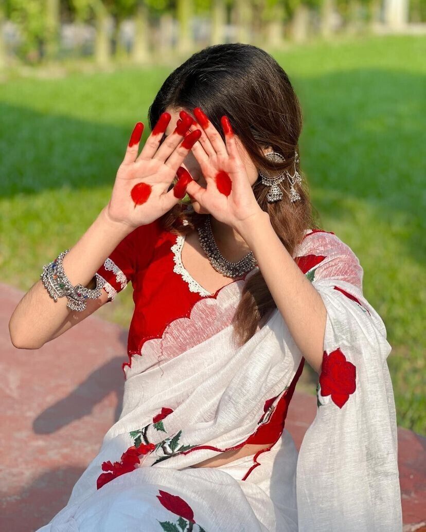 Pure Soft Chanderi Cotton Saree With Blouse image 6