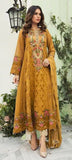 Mustard Faux Georgette Embroidery Work Salwar Kameez With Dupatta image 1