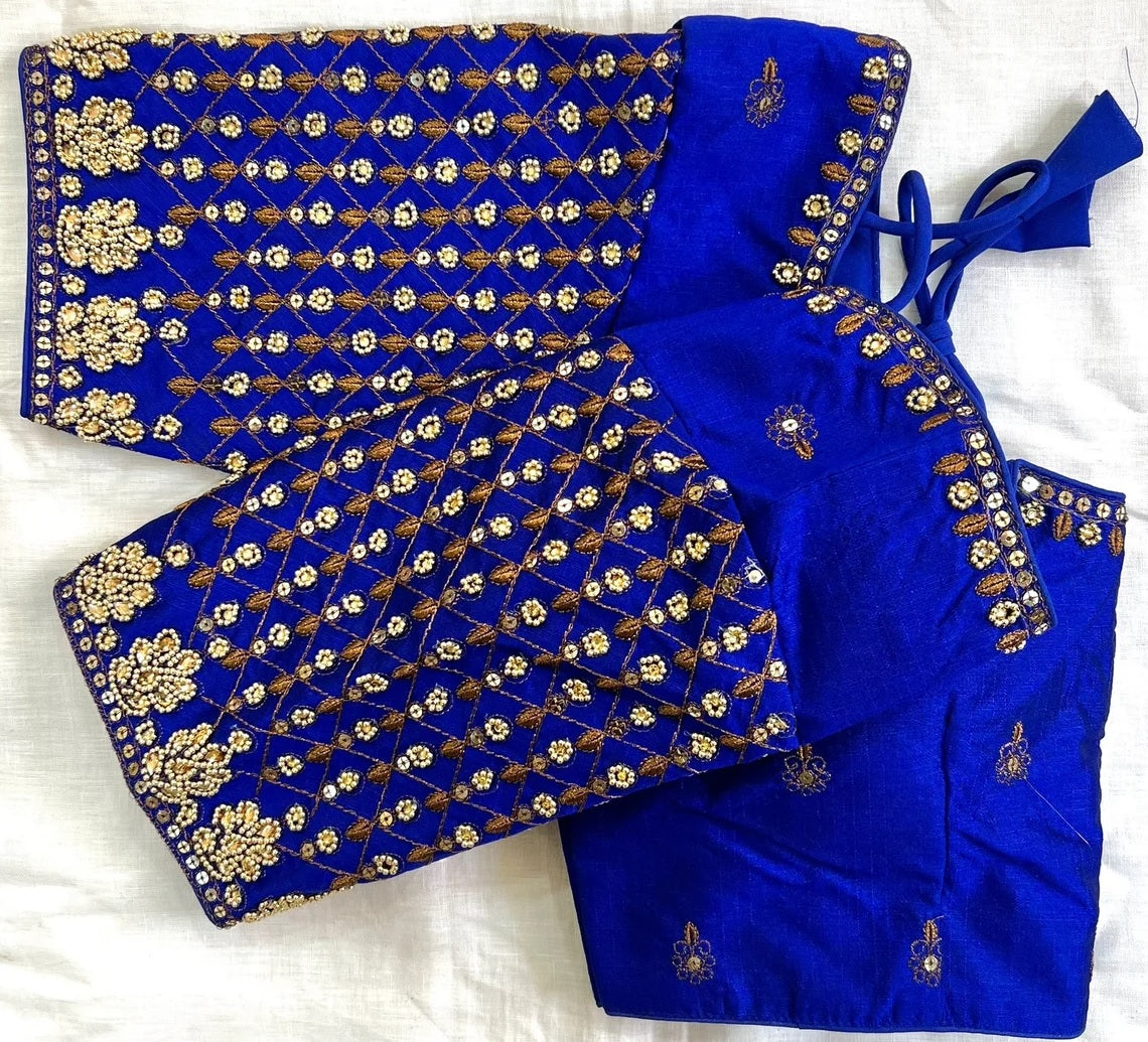 New & Khatli Work Fancy Blouse & Heavy Silk Blouse image 6