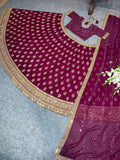 Faux Georgette & 5mm Sequence Embroidery Work Lehenga Choli With Dupatta image 6