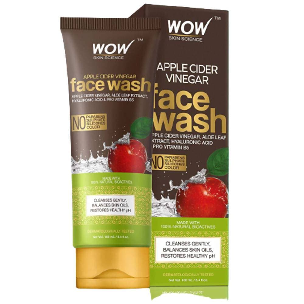 Wow Skin Science Apple Cider Vinegar Face Wash - 100 ml image 1