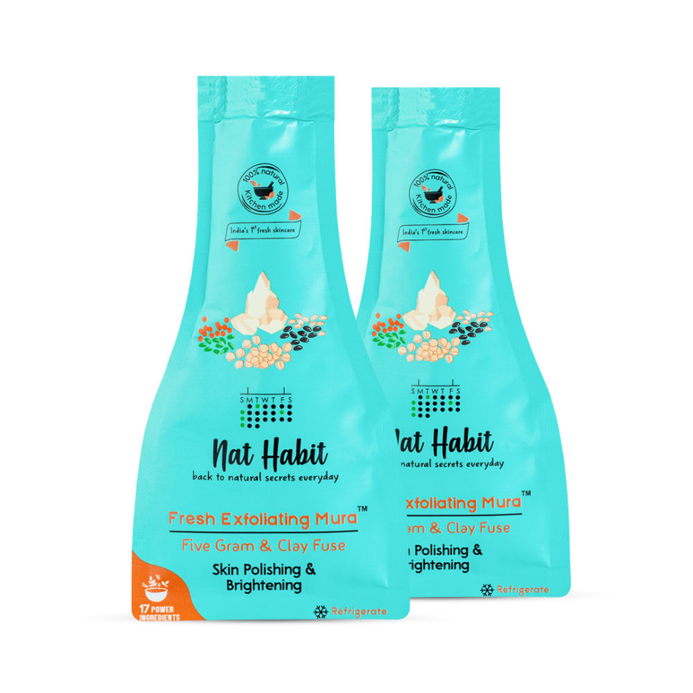 Nat Habit Five Gram & Clay Fuse Exfoliating Mura image 2