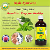 Basic Ayurveda Basil Tulsi Juice - 1 Liter image 2