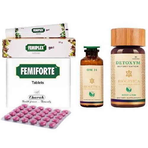 Biogetica Freedom Kit With Om 24 Formula And Femiforte Tablets image 1