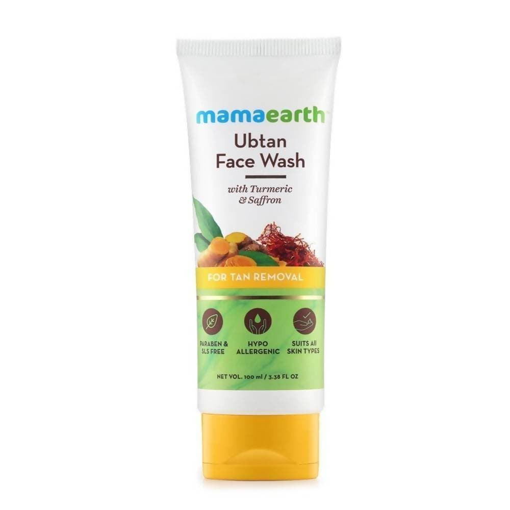 Mamaearth Ubtan Face Wash For Tan Removal & Bye Bye Blemishes Face Cream Combo image 2