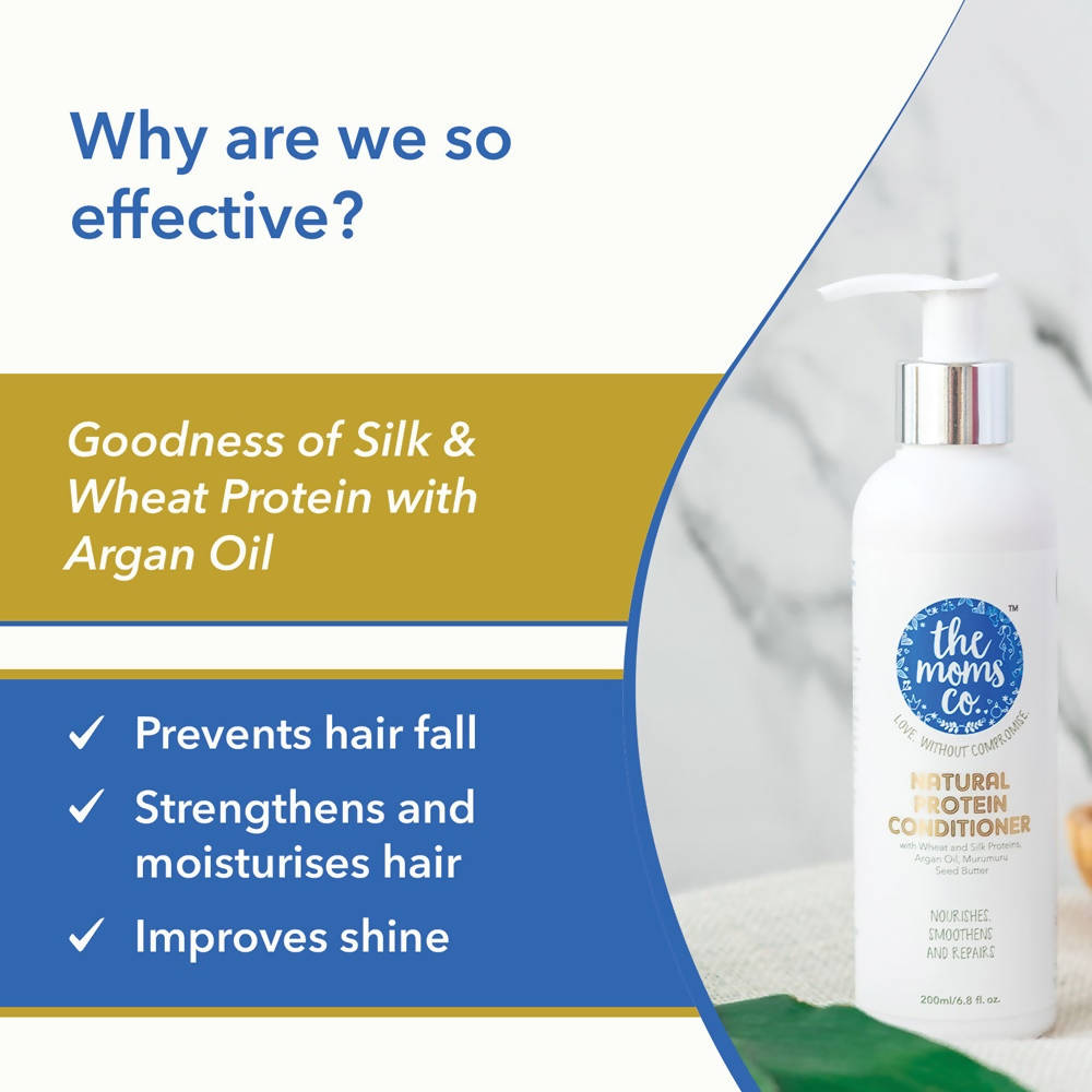 The Moms Co Natural Protein Conditioner image 3