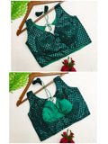 Chinon Silk Sequence Work Blouse image 6