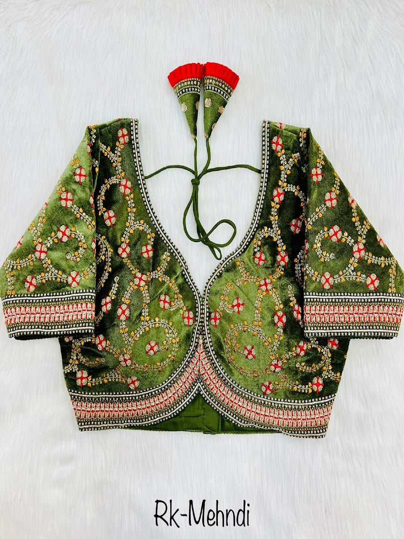 Heavy Pure Soft Velvet Blouse image 3