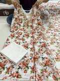 Multi Color Flower Printed Dress For Women & Girls Wear Top Bottom Dupatta Shalwar Suit AK image 7