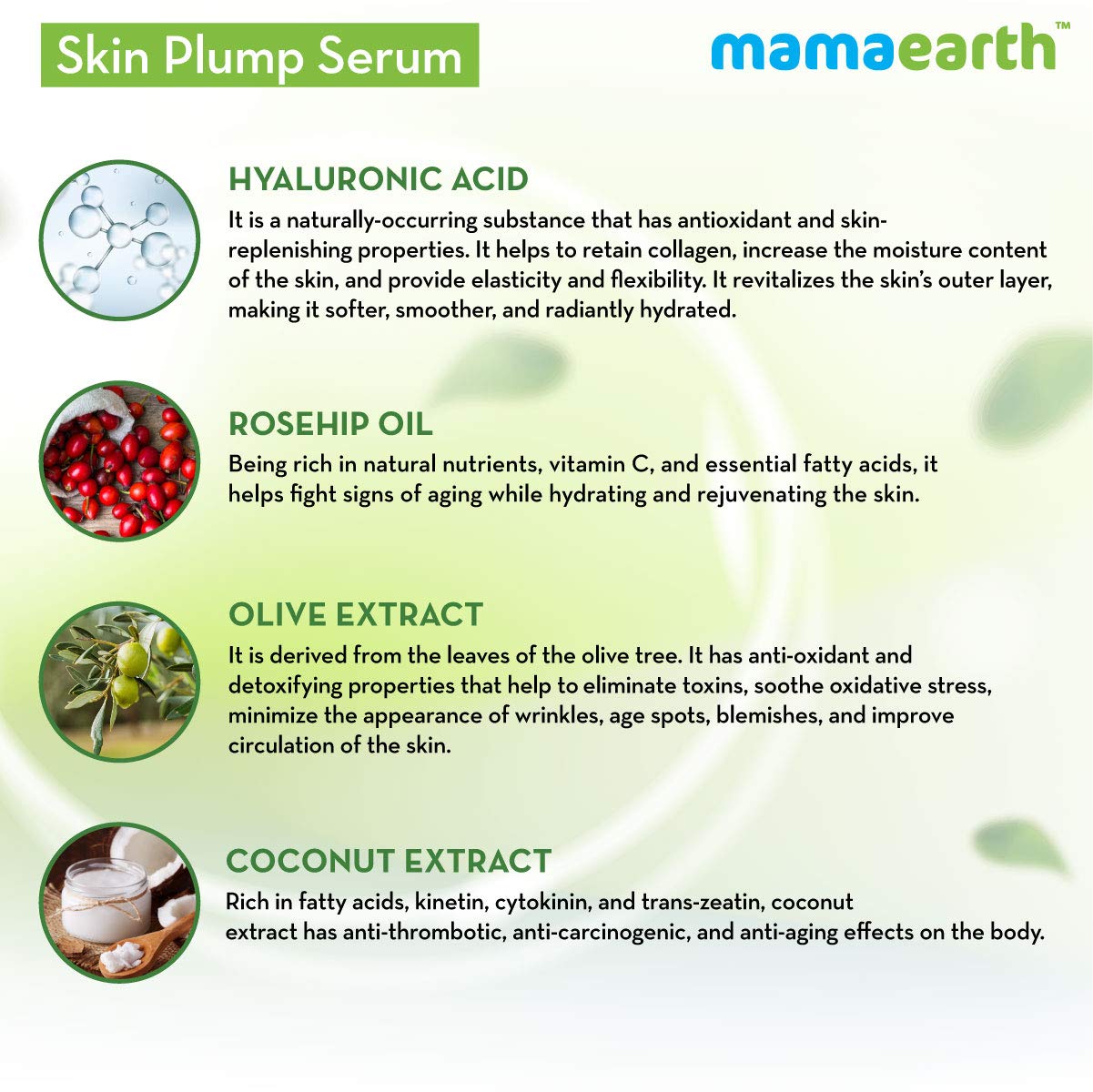Mamaearth Skin Plump Face Serum For Ageless Skin - 30 ml image 4