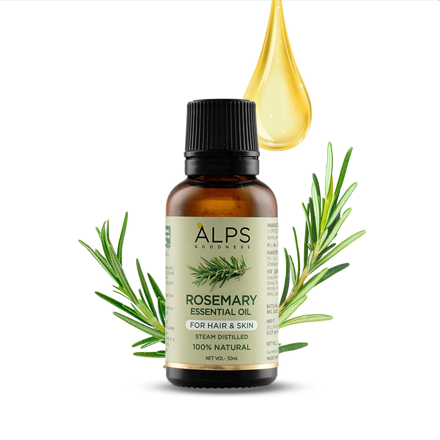 Alps Goodness Rosemary Essential Oil -30ml image 1