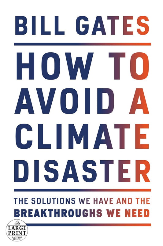 How To Avoid A Climate Disaster (Paperback) image 1