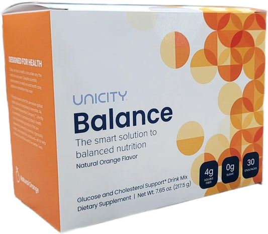 Uni-city Bala-nce Orange – Plant-Based Fiber Drink Mix (30 Sachets) image 1