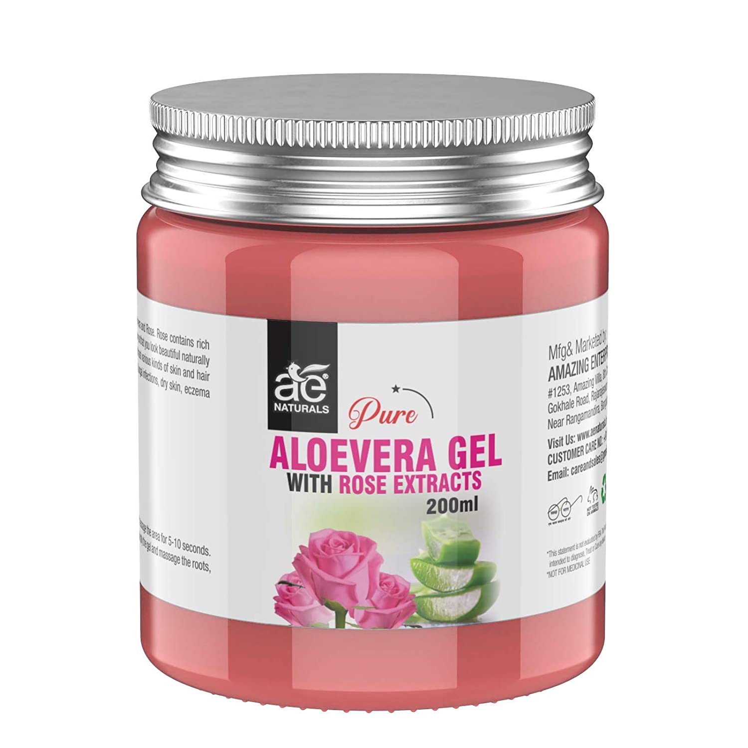 Ae Naturals Pure Aloevera Gel With Rose Extracts image 6