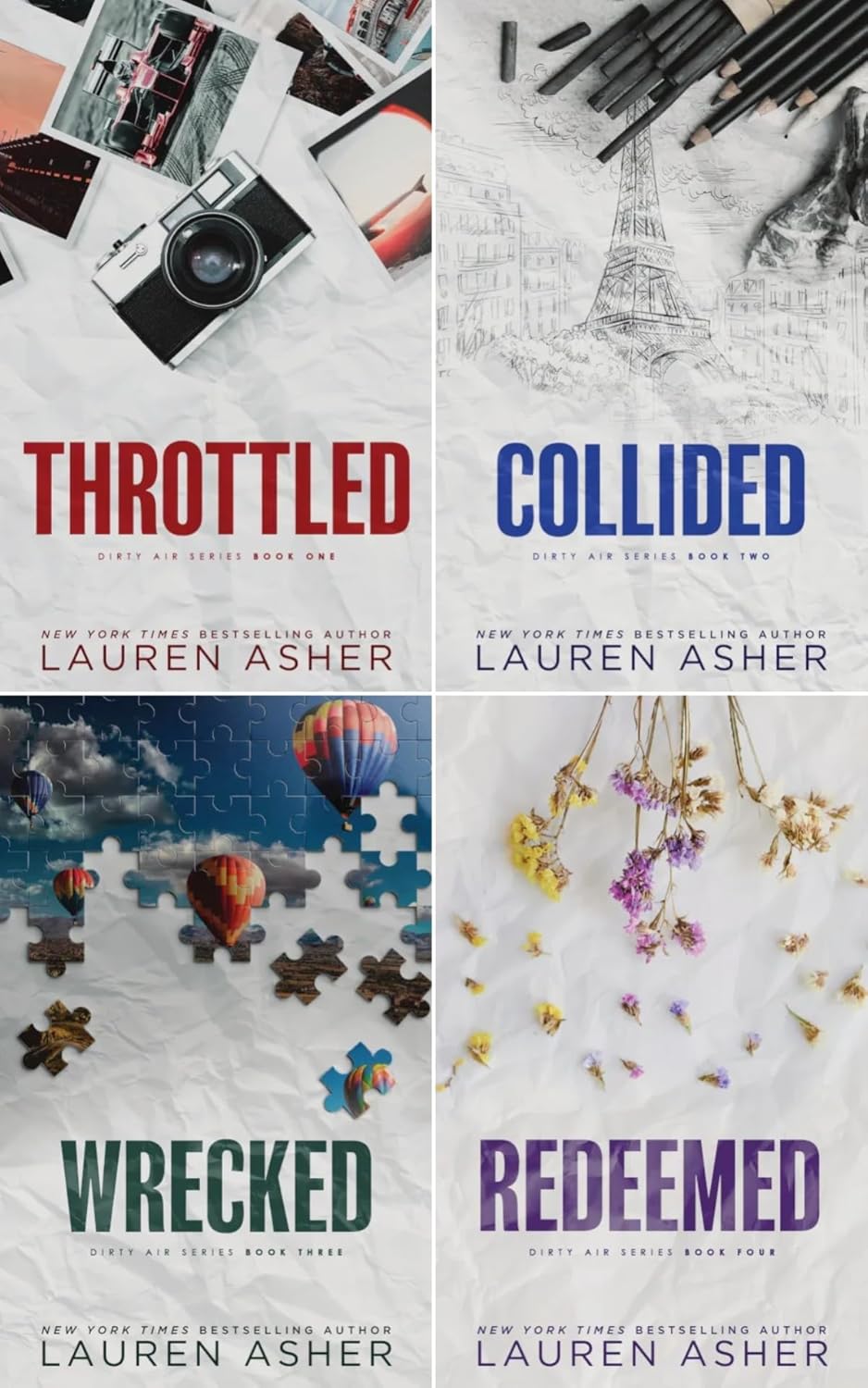 Dirty Air Series: 4-Book Romance Collection by Lauren Asher Paperback bookcover – AVRBOOKS