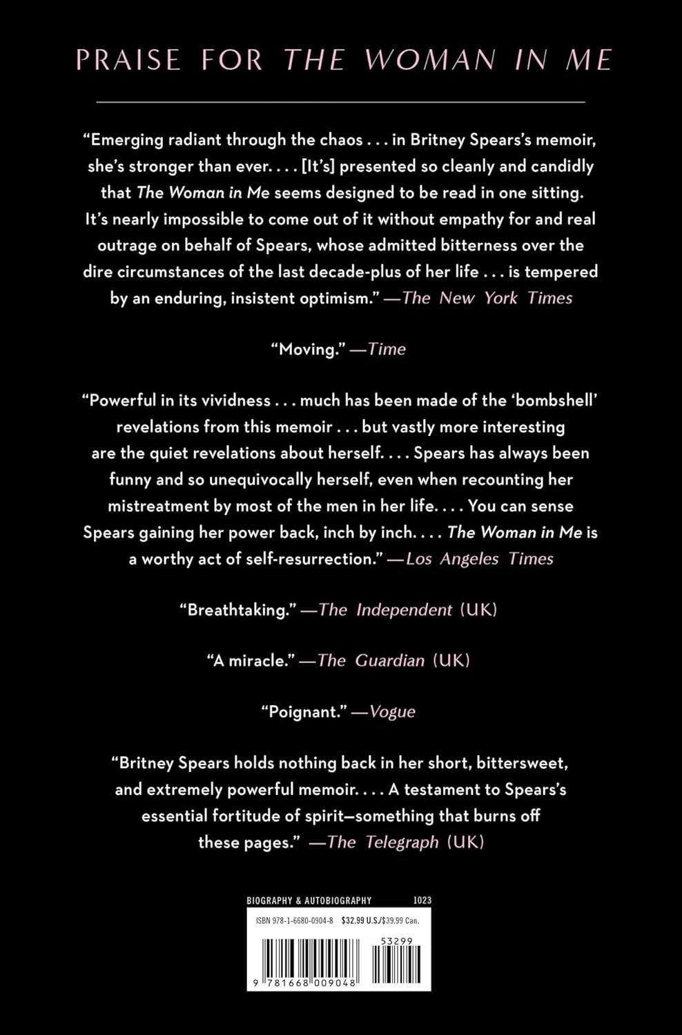 The Woman in Me (Paperback) Book image 2