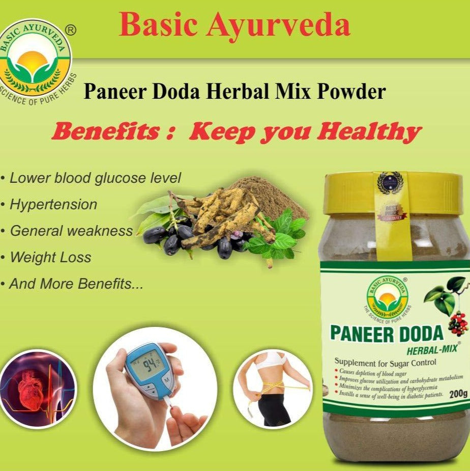Basic Ayurveda Paneer Doda Herbal Mix - 200 gms image 2