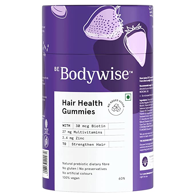 BeBodywise Biotin Hair Gummies image 1