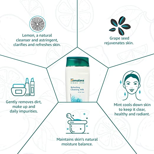Himalaya Refreshing Cleansing Milk image 6
