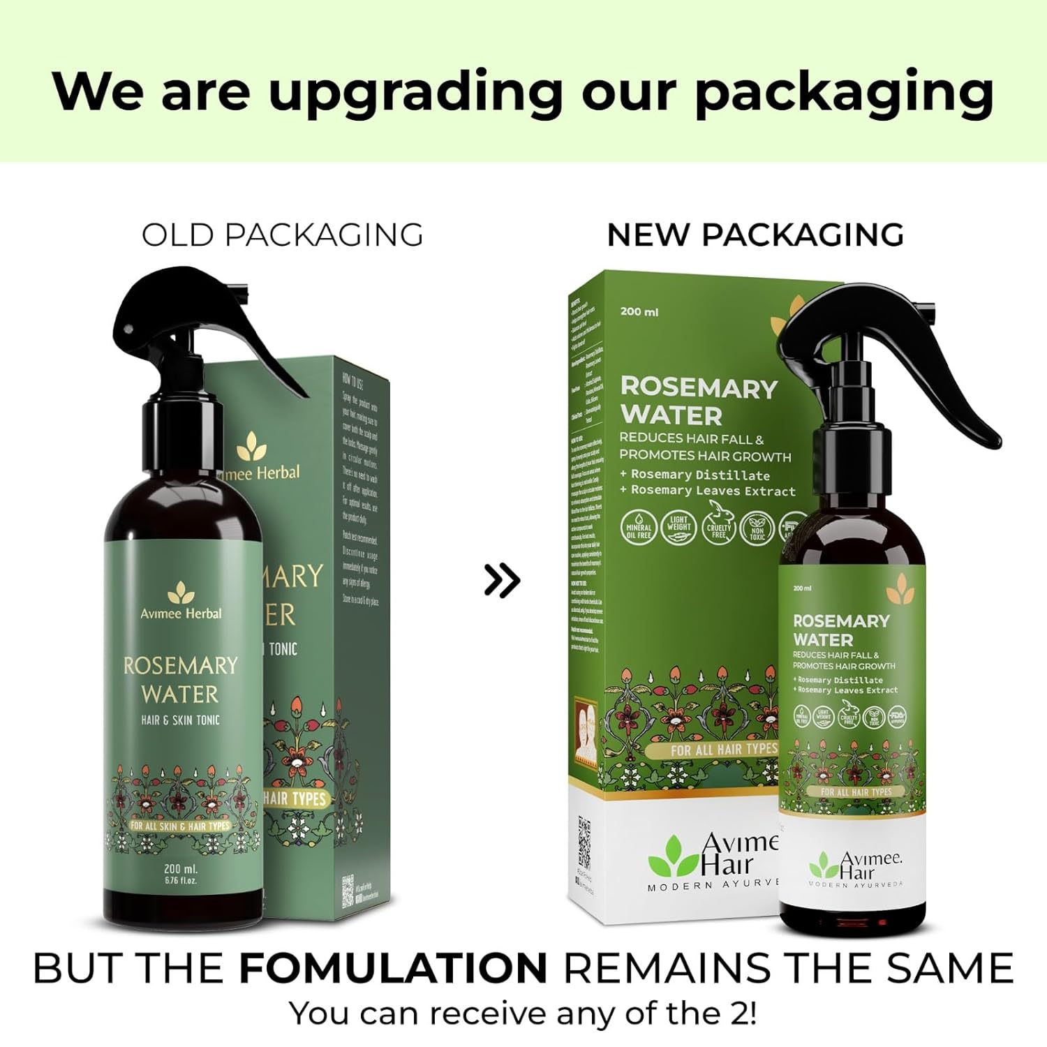 Avimee Herbal Rosemary Water For Hair Growth (200 ml) | image 2