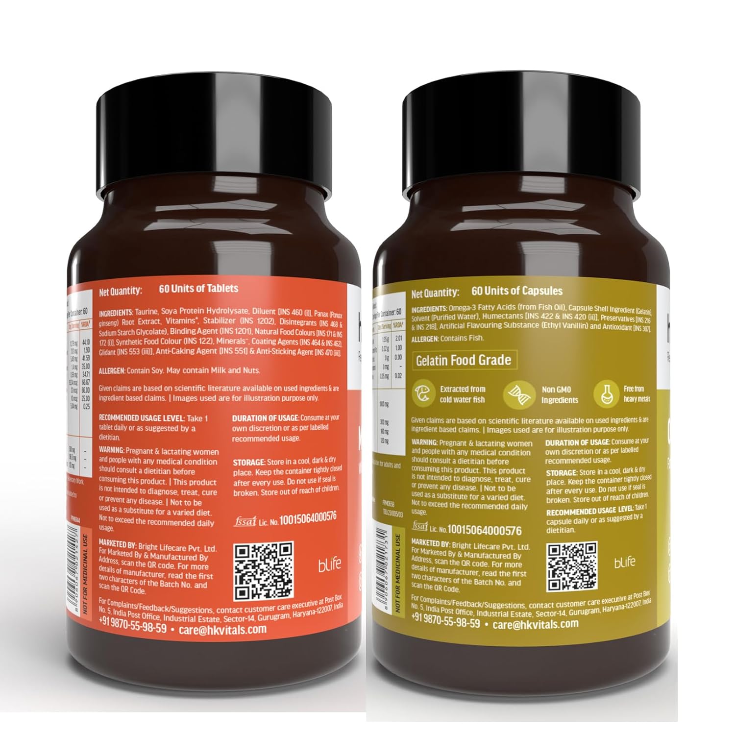 HK Vitals Multivitamin & Omega 3 1000mg Combo image 3
