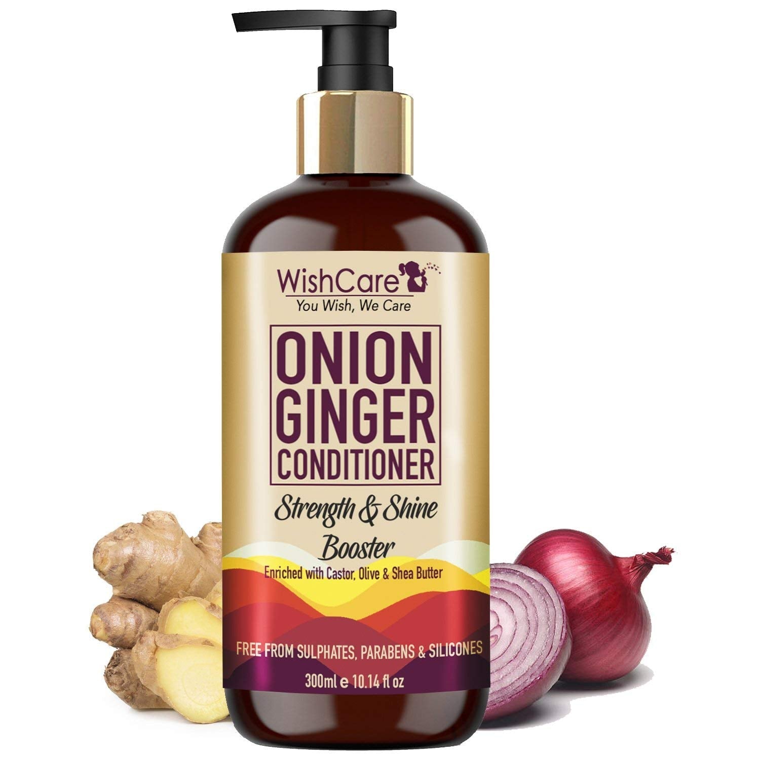 WishCare Onion Ginger Conditioner-300 ml image 1