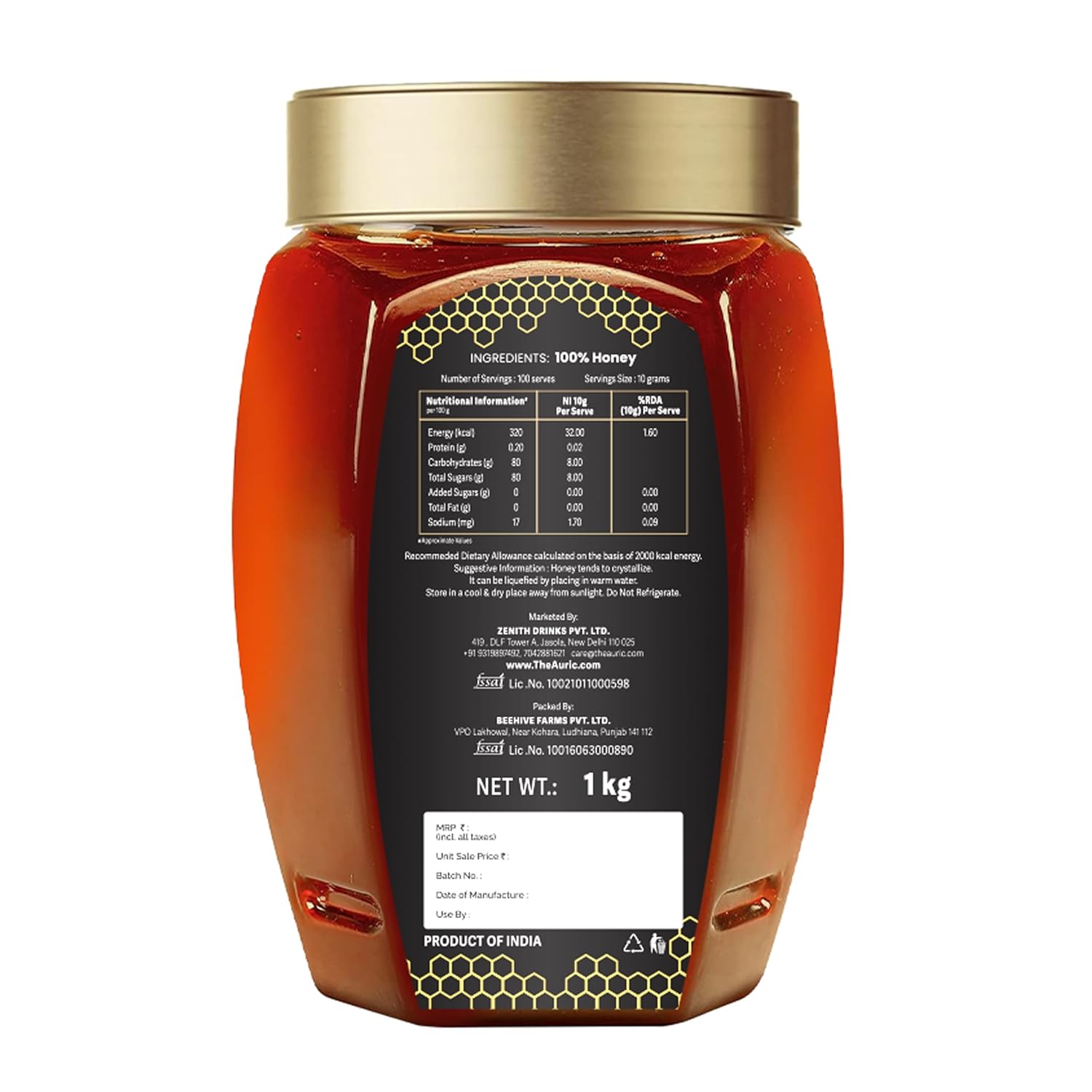 Auric Pure 250g Honey  100% Purity with No Added Sugar image 4