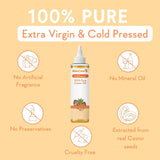 WishCare Premium Cold Pressed Castor Oil -200 ml image 3
