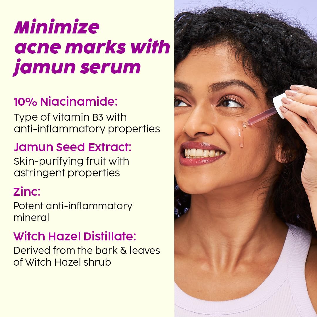 PLIX - THE PLANT FIX Niacinamide Jamun Moisturizer and Serum Combo(30 gm + 30ml) image 3