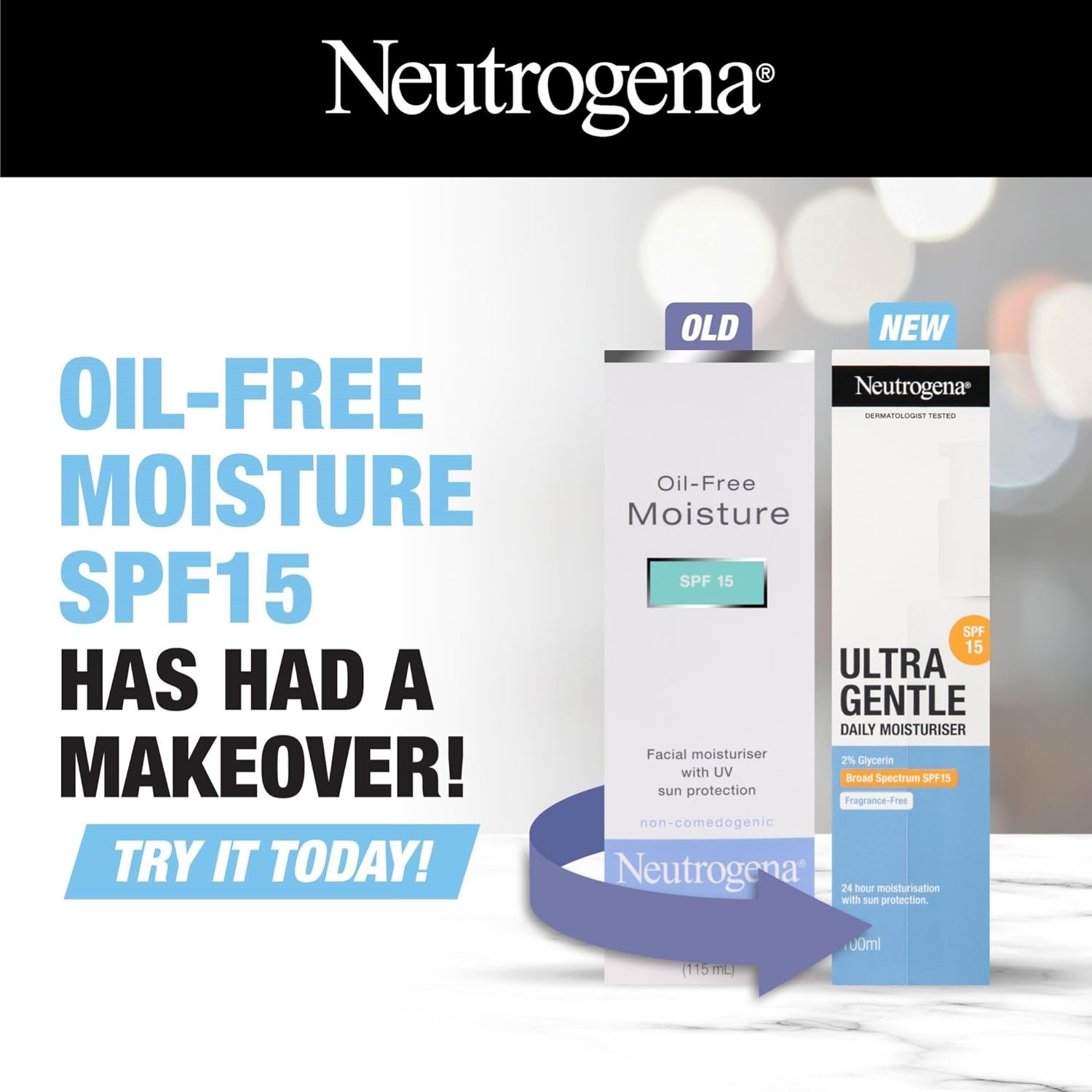 Neutrogena® Oil-Free Moisture SPF 15 - 115 ml image 6