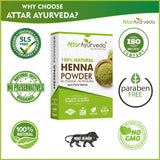 Attar Ayurveda Henna Powder - 200 gms image 2