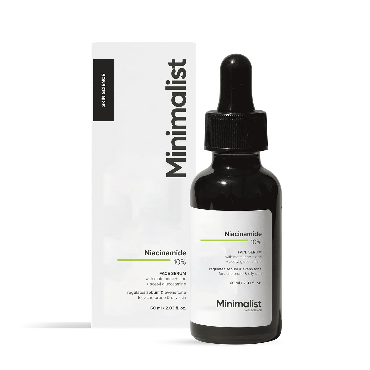 Minimalist Oil Control & Anti-Acne 10%  Niacinamide Face Serum with Zinc |-30ml image 3