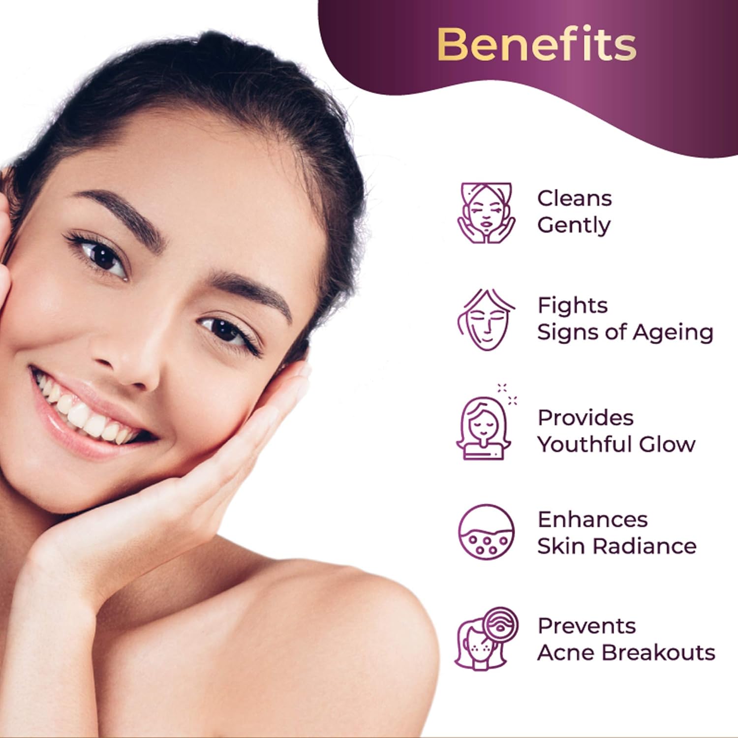 Pilgrim Red Vine Face Care Kit | Face Wash 100ml, Face Scrub 50gm, Face Mask 100gm | image 2
