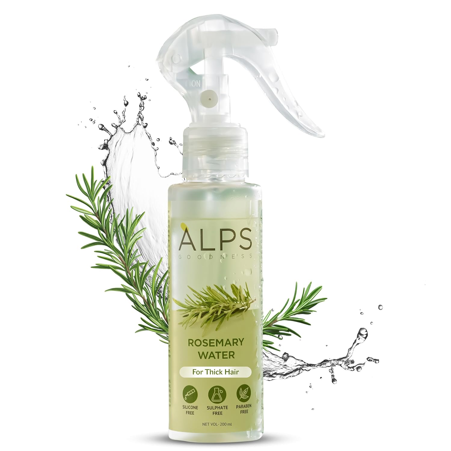 Alps-Goodness Rosemary Water Spray for Hair Growth- 200ml image 1