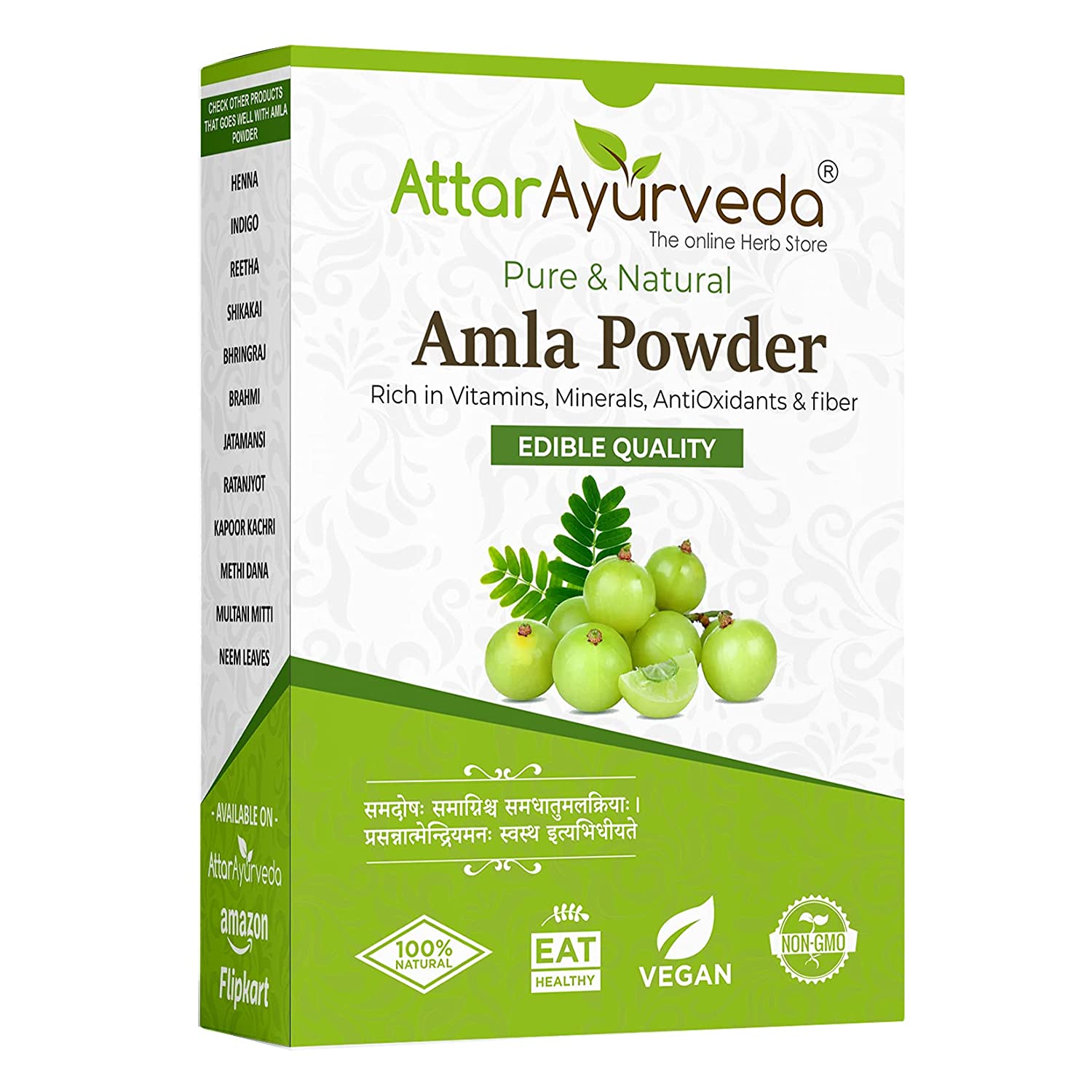 Attar Ayurveda Pure Amla Powder image 1