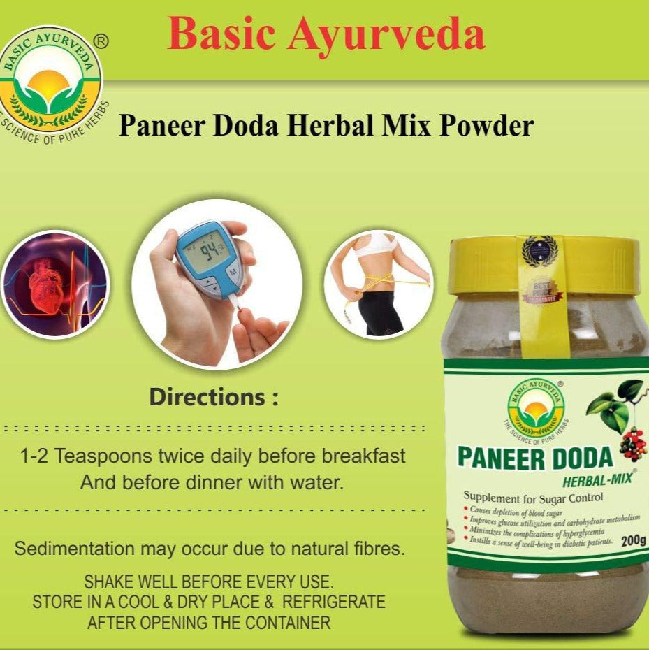 Basic Ayurveda Paneer Doda Herbal Mix - 200 gms image 3