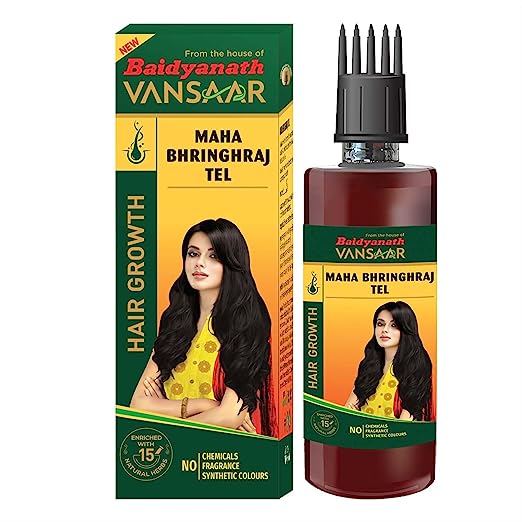 Baidyanath Vansaar Mahabhringraj Tel Hair Oil for Hair Growth - 200 ml image 1
