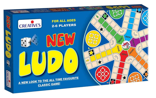 Creative's New Ludo Board Game (Multicolor, 25 Pieces) image 1