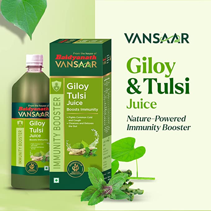Baidyanath Vansaar Giloy Tulsi Juice - 1 Litre image 2