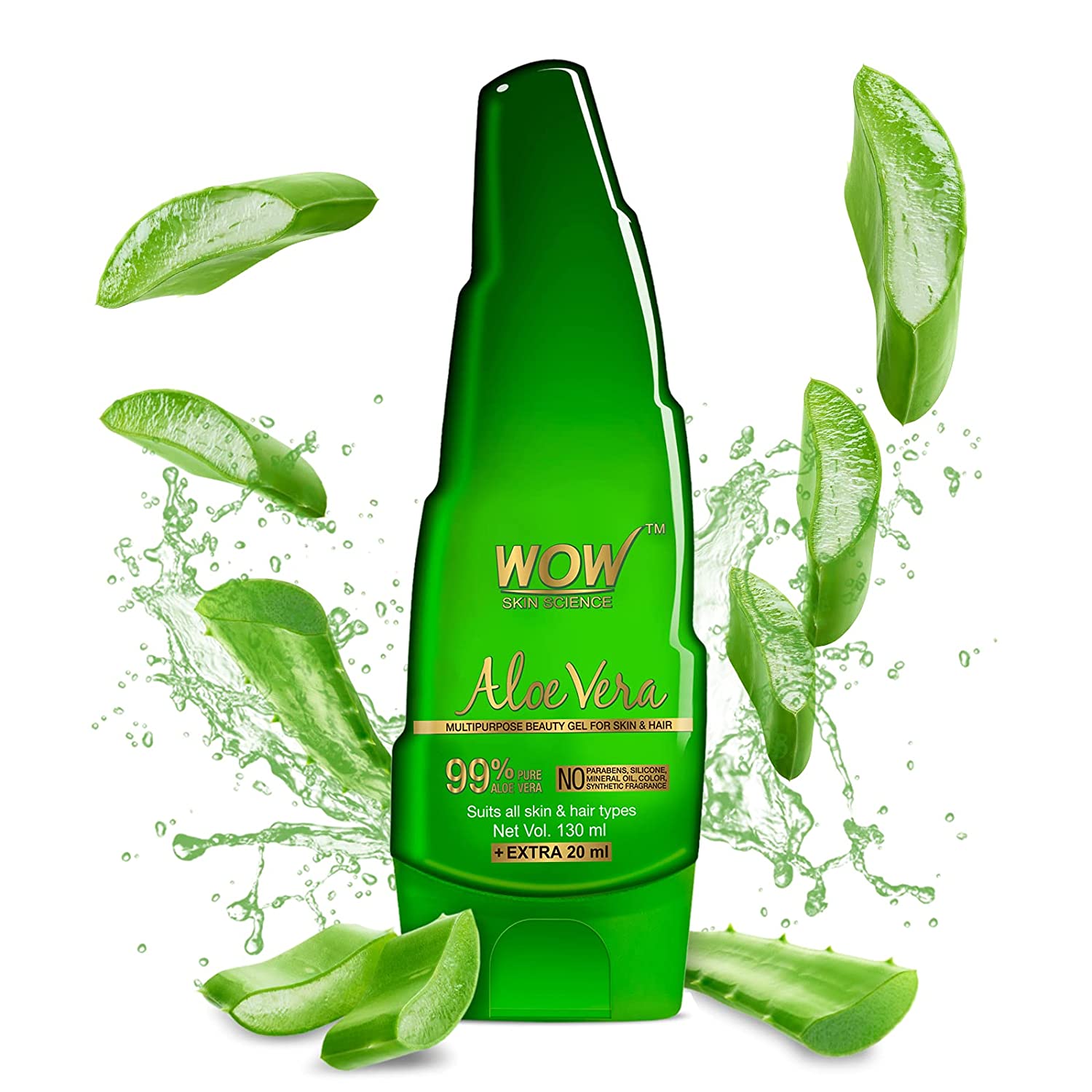Wow Skin Science Aloe Vera Multipurpose Beauty Gel image 1