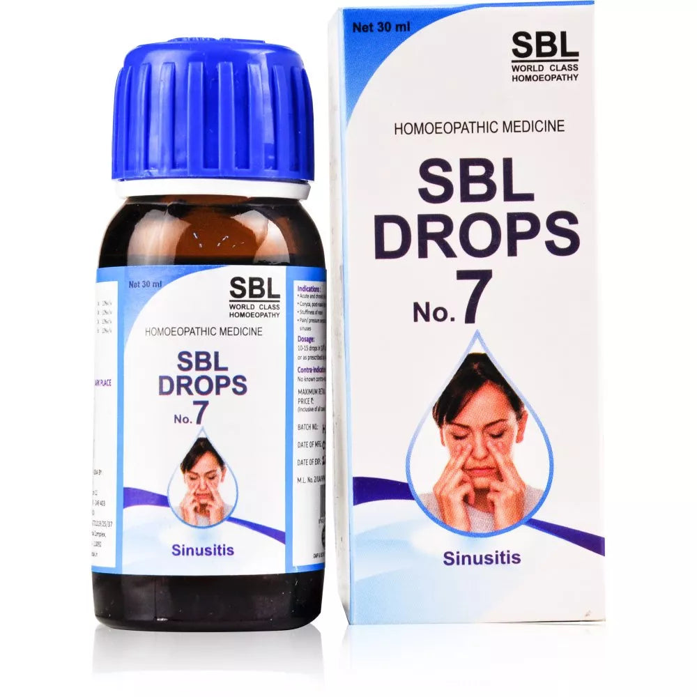 SBL Homeopathy No. 7 Sinusitis Drops image 1