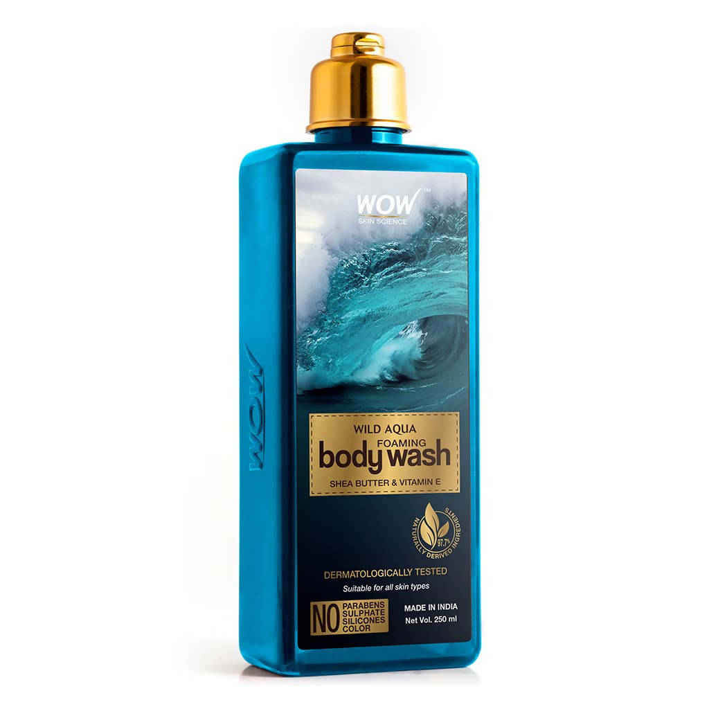 Wow Skin Science Wild Aqua Foaming Body Wash - 300 ml image 1