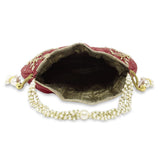 Maroon Potli Bags Valentines gift for her image 7