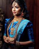 Soft Lichi Silk Jacquard Work Saree image 4