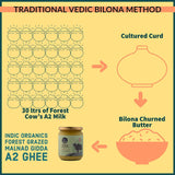 Indic Organics Forest Grazing Malnad Gidda Desi Cow's A2 Ghee - 500 ml - Pack of 1 image 7
