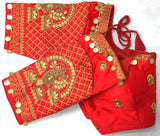 Fancy Phantom Silk Wedding Wear Blouse Latest Designer Choli Top image 5