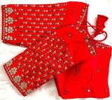 New & Khatli Work Fancy Blouse & Heavy Silk Blouse image 7