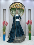 Malai Satin Silk With 3MM Sequence Work Lehenga Choli With Dupatta image 7